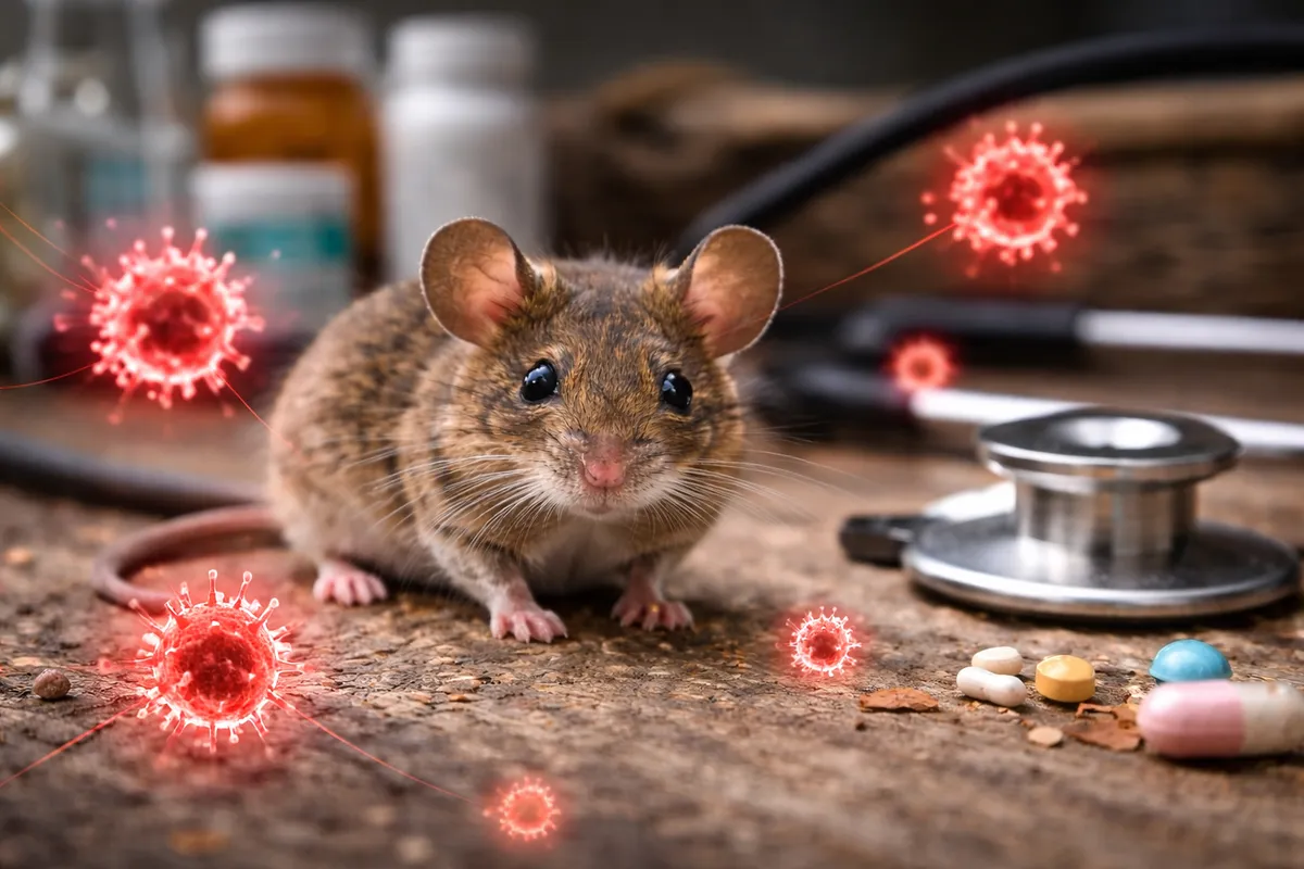 Mice carry diseases, rodent illnesses, and mouse infestations pose health risks