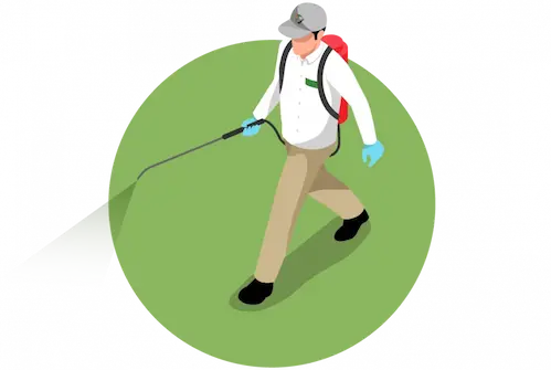 GPM_Tech_Spraying_Graphic-1-980x657.png Green Pest Management technicians spraying graphic.
