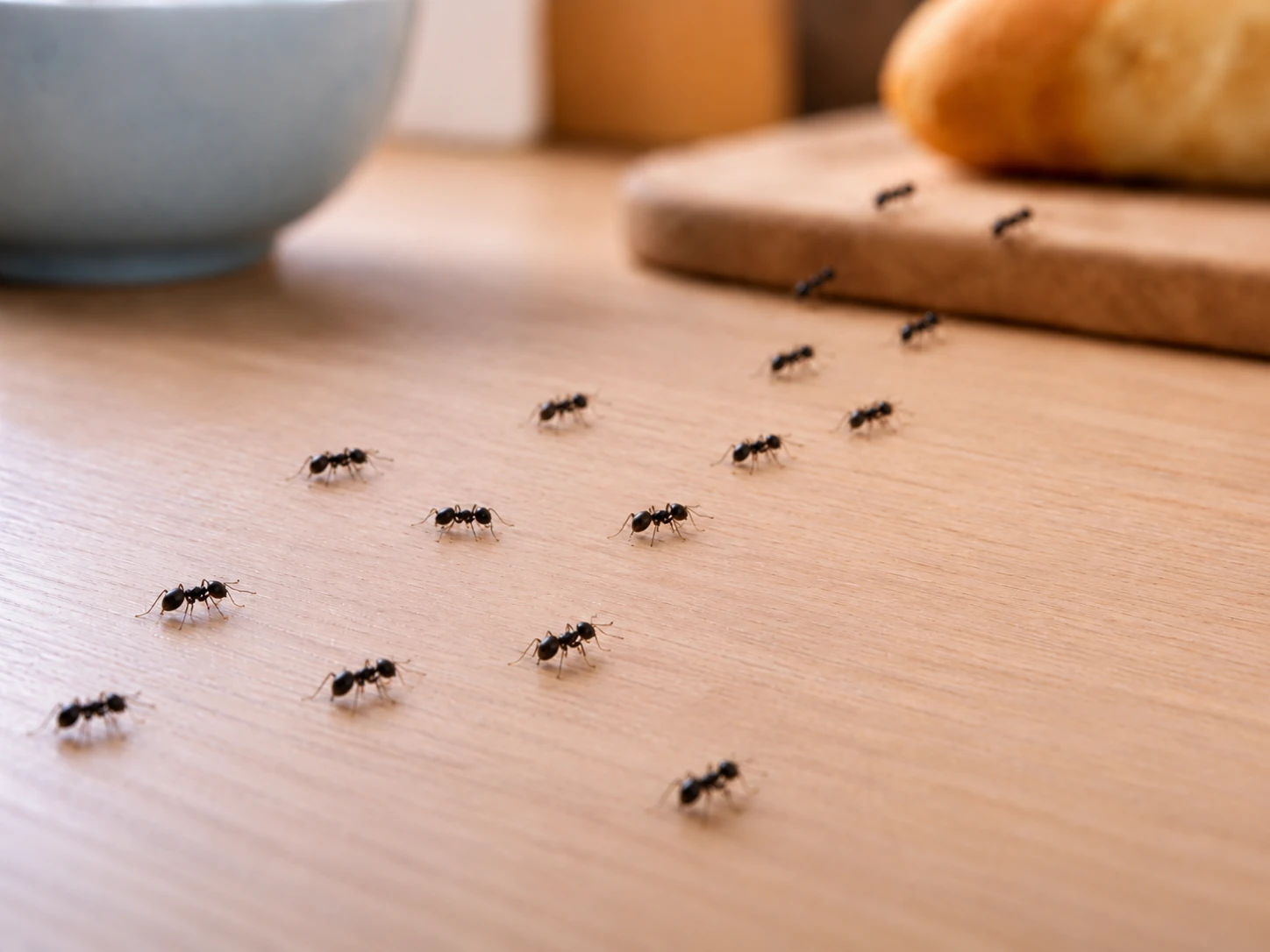 ants in the kitchen, ant infestation problem