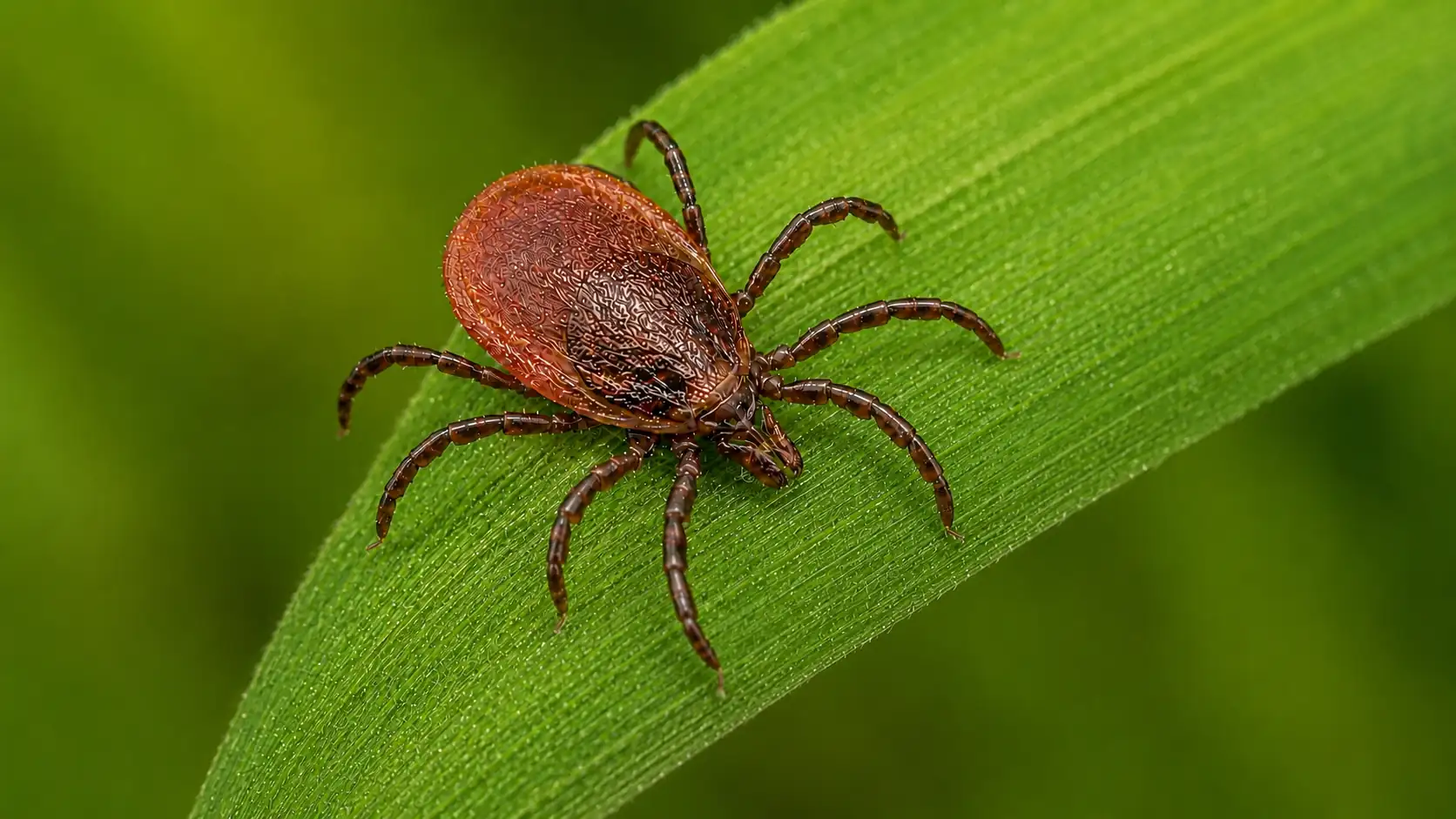 close up of a tick, symbolizing getting rid of ticks and keeping your property safe