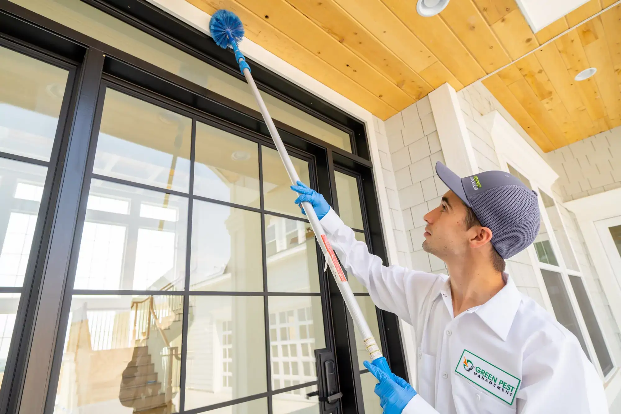 Pest control technician at work. Newark, DE